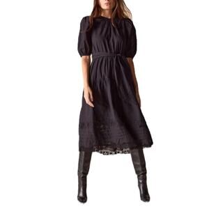 New Women’s St. Roche Astrid Organic Cotton Midi Dress Size 8